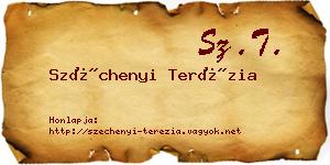 Széchenyi Terézia névjegykártya